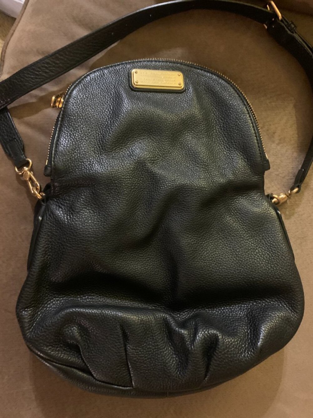 Marc by Marc Jacobs Classic Q Natasha Crossbody Bag Black Leather - Picture 3 of 15